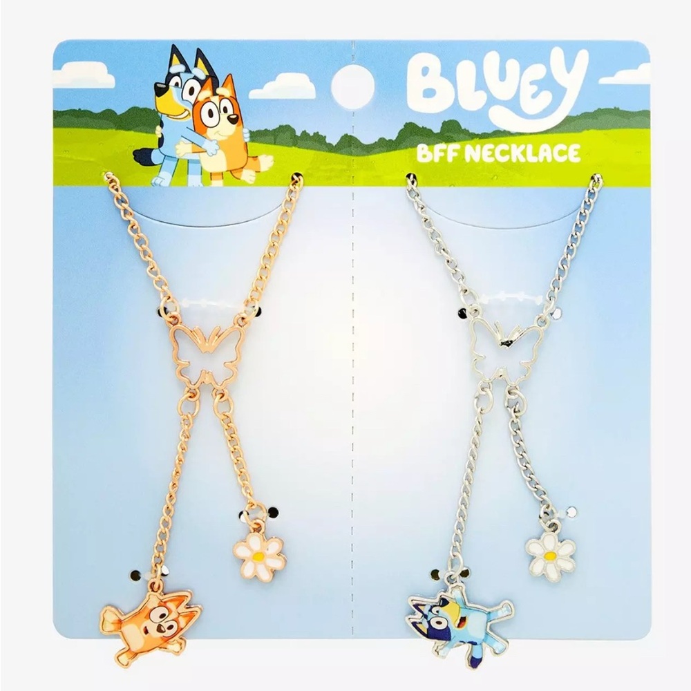 BLUEY BFF Necklace Set - Gold and Silver